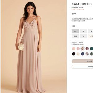 Birdy Grey Kaia Dress - Taupe WITH POCKETS